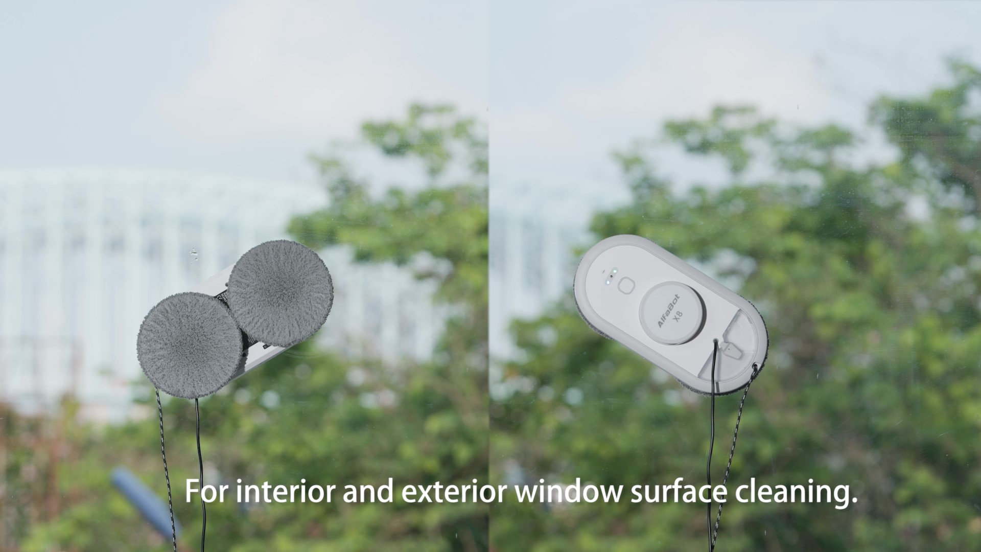 Watch AlfaBot X8 Window Cleaning Robot with Dual Spray on Amazon Live